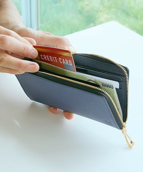 L字ファスナーコンパクト長財布| グラーノワークス |革製品CYPRIS