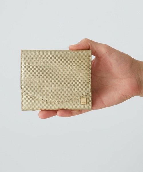 コンパクトかぶせハニーセル二つ折財布| ポン |革製品CYPRIS（キプリス