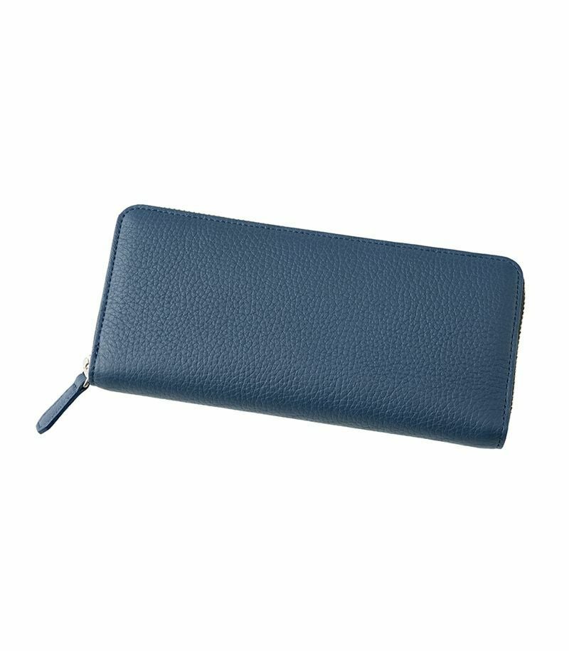 ラウンドファスナーハニーセル長財布｜フィンランドエルク｜革財布・革