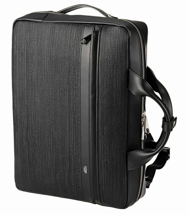 【美品】CYPRIS ビジネスバッグ リュック 黒 レザー シボ革 3way 3wayビジネスバッグ｜ルジュート(ビジネスリュック) |革製品CYPRIS