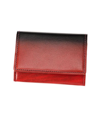 グラデーション財布,グラデーション革財布,漆（ウルシ）