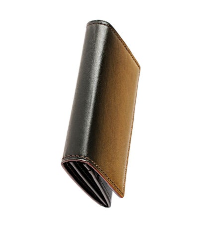 グラデーション財布,グラデーション革財布,漆（ウルシ）