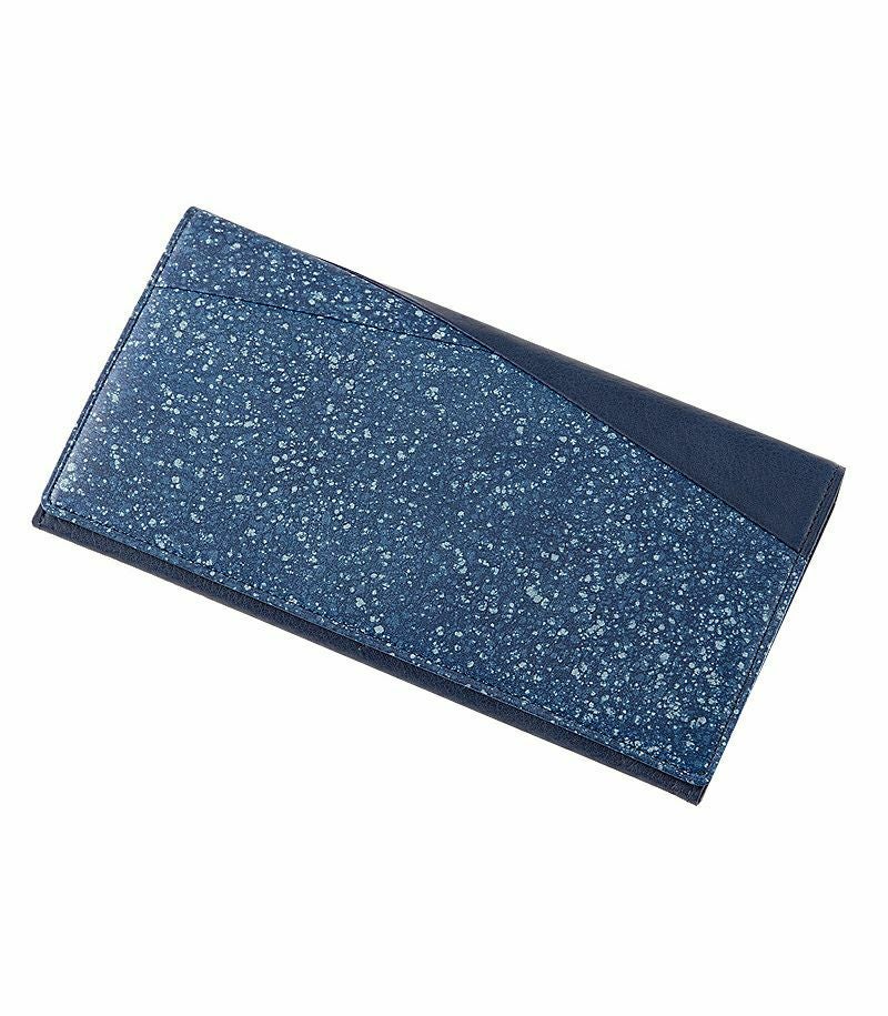 ファスナー付ササマチ長財布｜藍（アイ） 