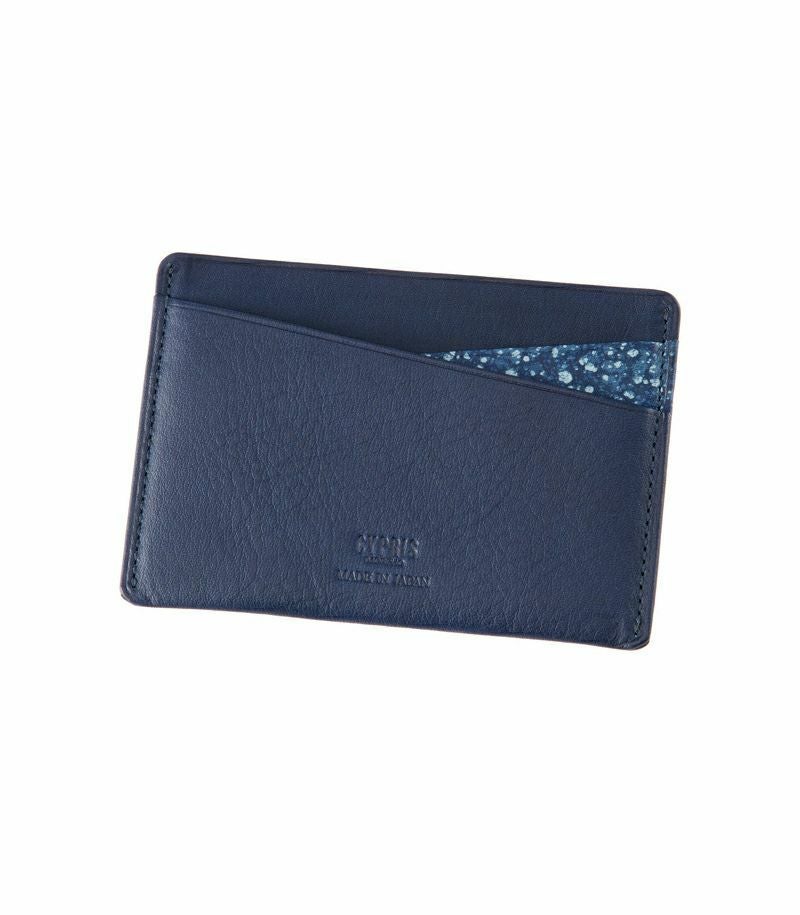 藍（アイ）　革パスケース