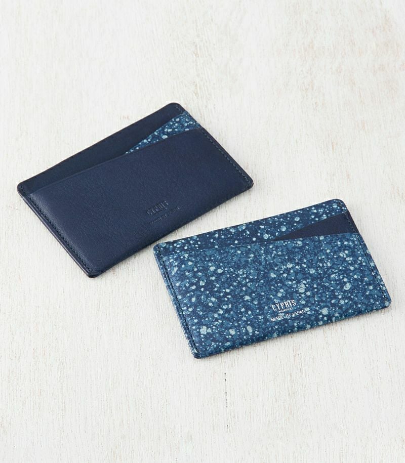 藍（アイ）　革パスケース