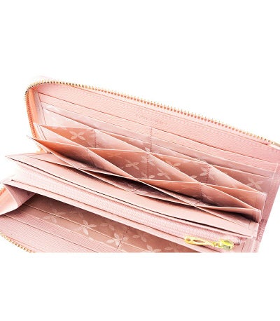 L字ファスナーハニーセル長財布| リサッカ