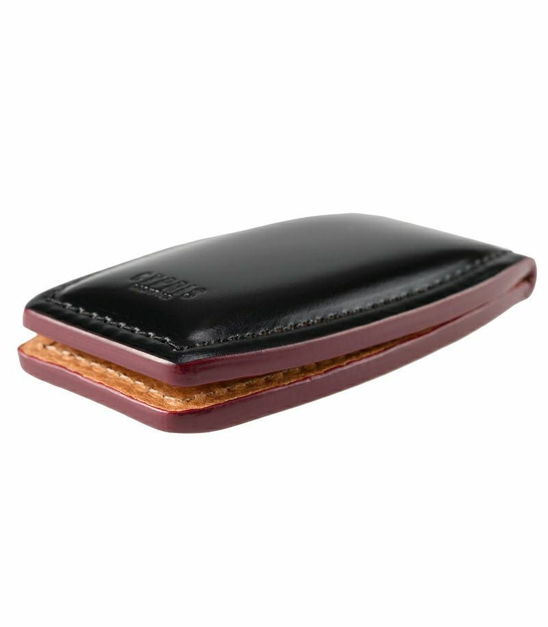 マネークリップ｜オイルシェルコードバン＆ヴァケッタレザー |革製品