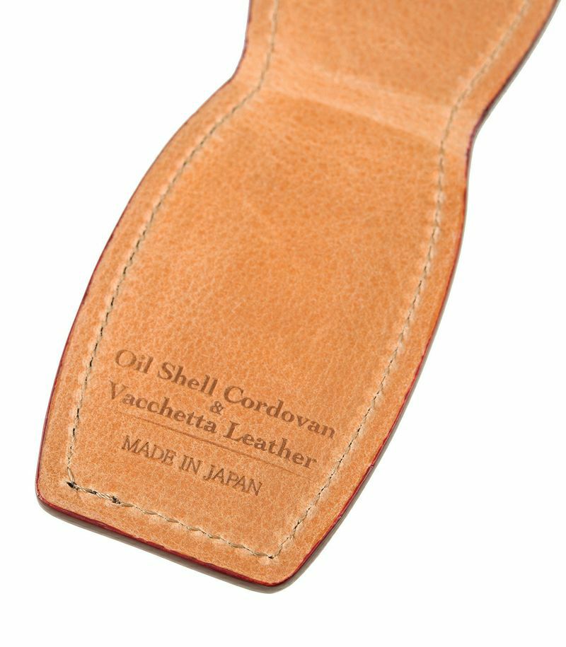  マネークリップ｜オイルシェルコードバン＆ヴァケッタレザー