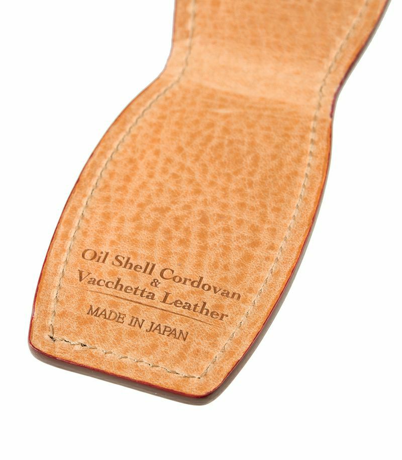 マネークリップ｜オイルシェルコードバン＆ヴァケッタレザー |革製品