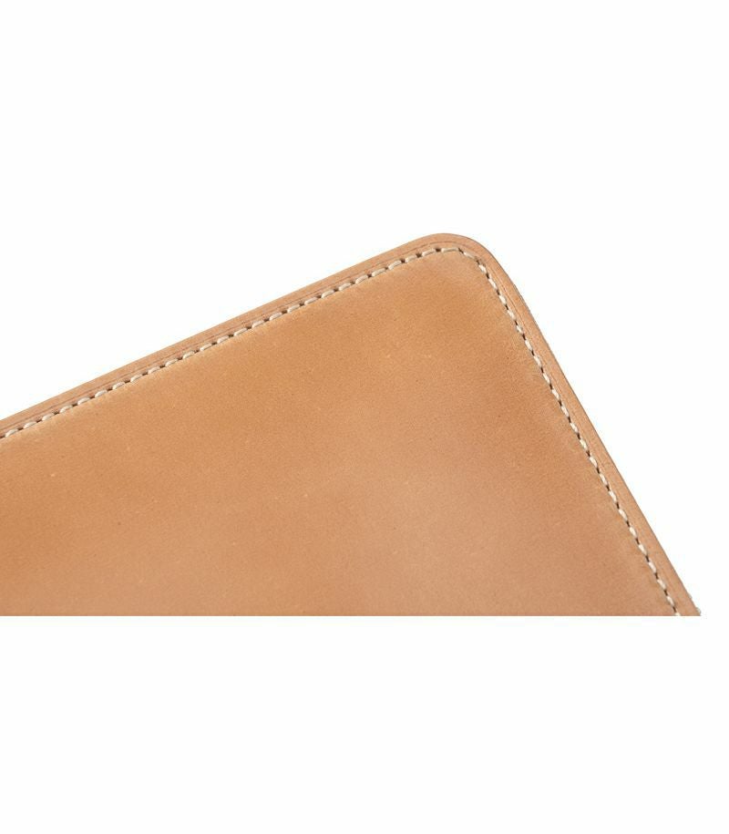 ラウンドファスナー長財布｜オイルシェルコードバンナチュラル