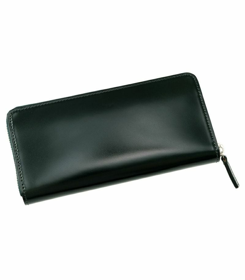 ラウンドファスナー長財布｜コードバン＆ルーガショルダー |革製品