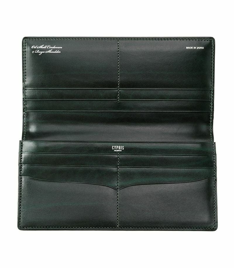 コードバン,二つ折り財布,キプリス