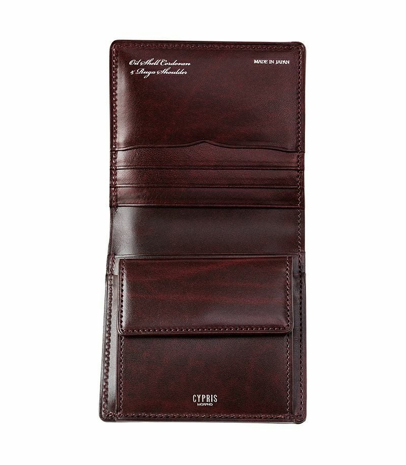 コンパクト札入れ｜コードバン＆ルーガショルダー |革製品CYPRIS