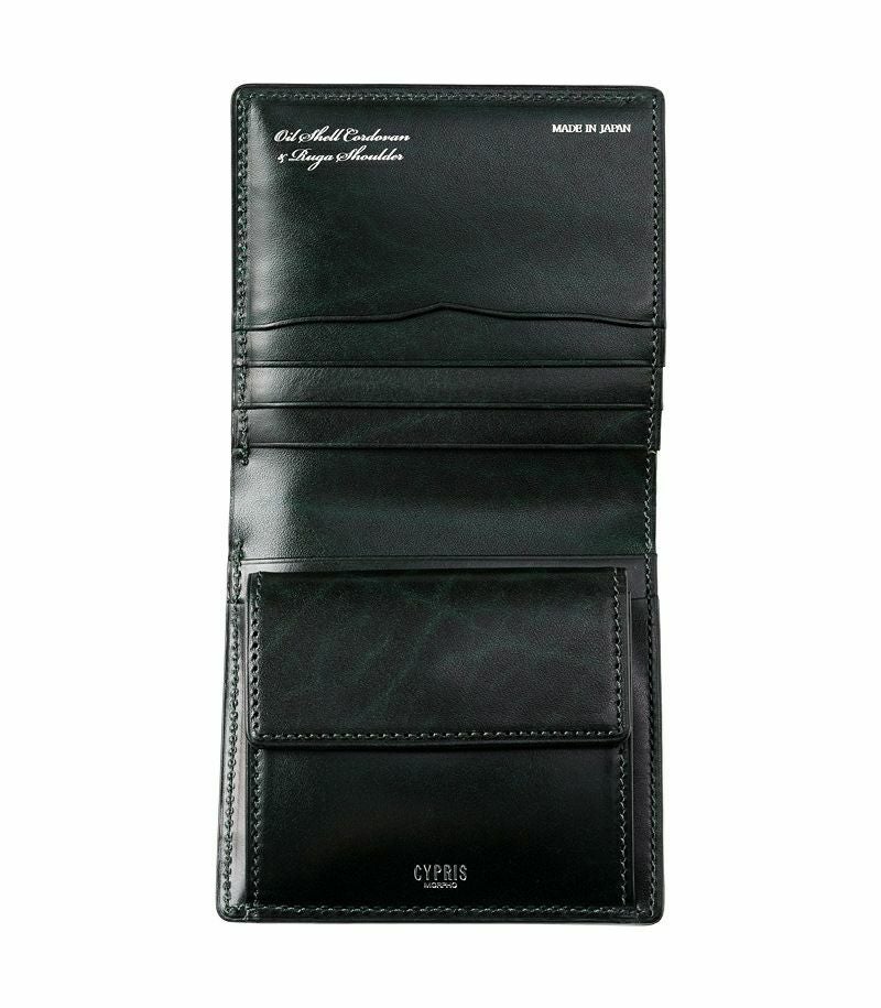 コンパクト札入れ｜コードバン＆ルーガショルダー |革製品CYPRIS