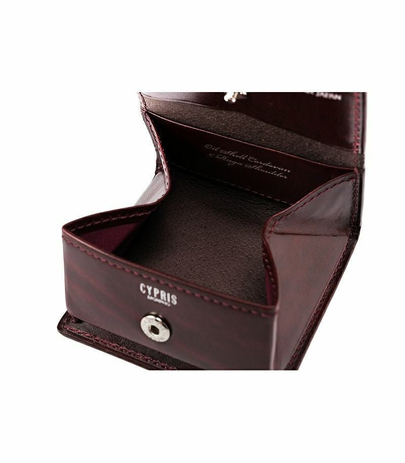 ボックス小銭入れ｜コードバン＆ルーガショルダー |革製品CYPRIS