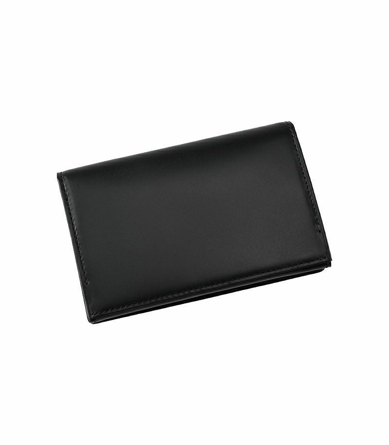 ササマチ名刺入れ｜リンピッドカーフコードバン メンズ革財布