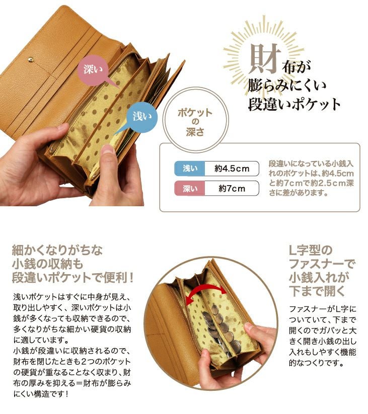 かぶせハニーセル長財布| シマロン |革製品CYPRIS（キプリス）公式