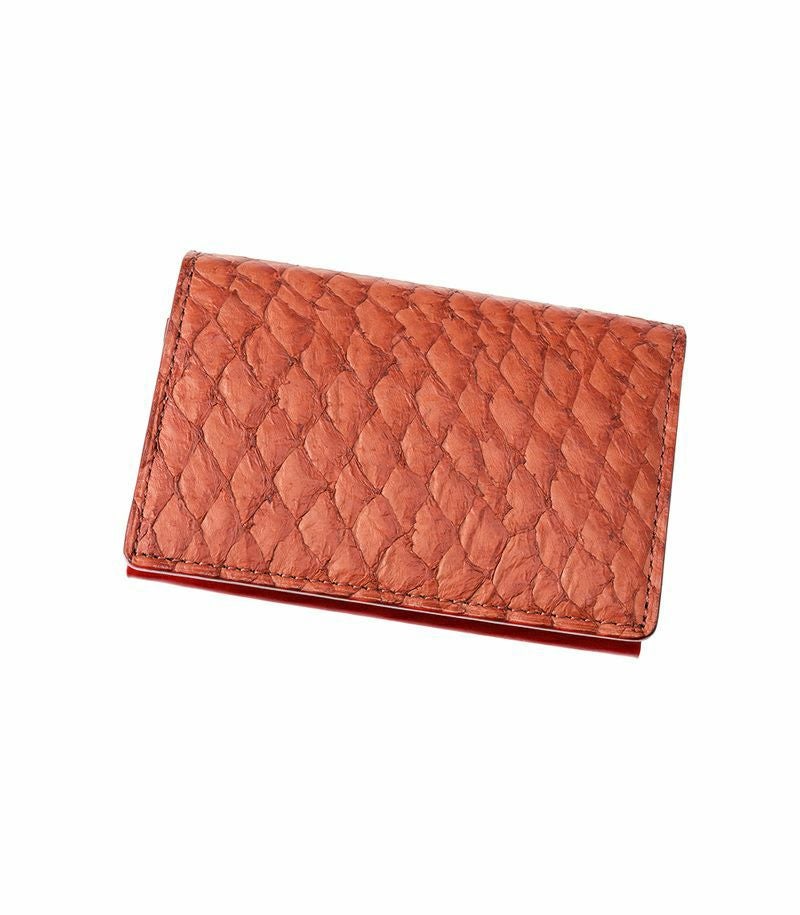 マムシ 皮 革 頭ナシ (観賞用) 風琴マチ名刺入れ｜MADAI -Ocean Leather- |革製品CYPRIS（キプリス