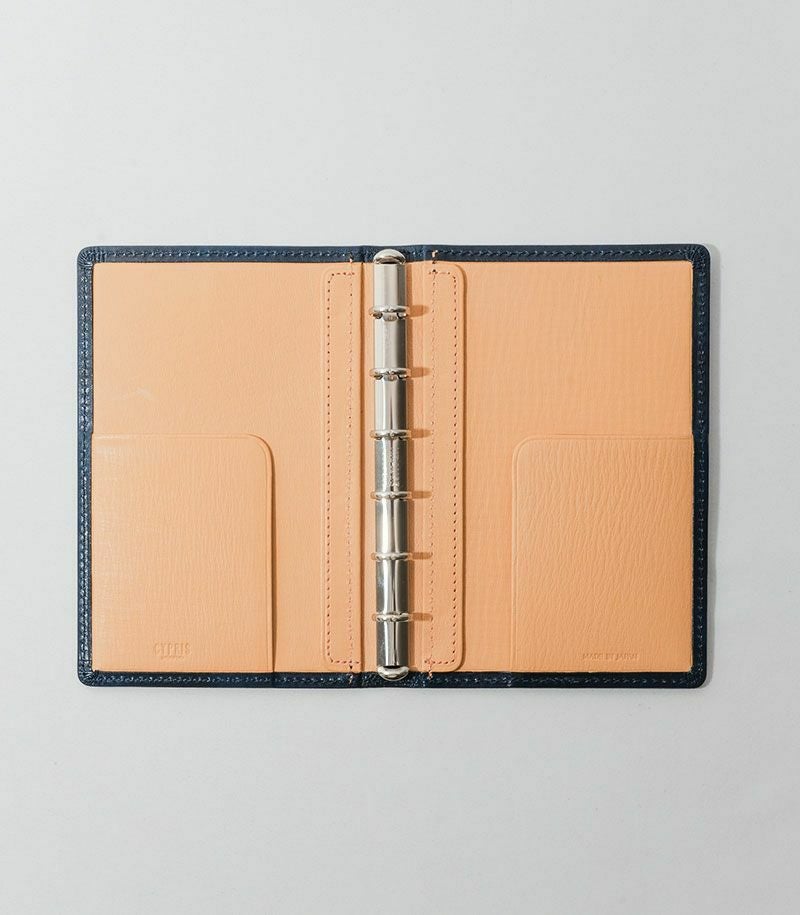 【キプリス】手帳 (ミニ6穴11mm)■シラサギレザー