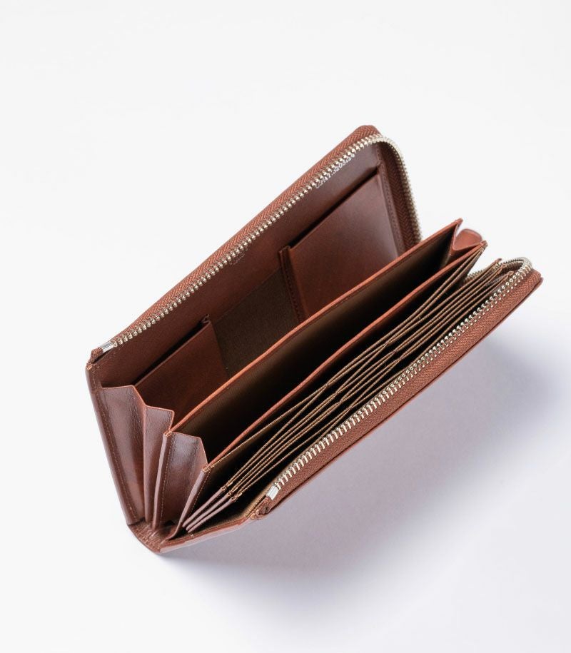 CYPRIS（キプリス）L字ファスナーコンパクトハニーセル長財布｜1ssi