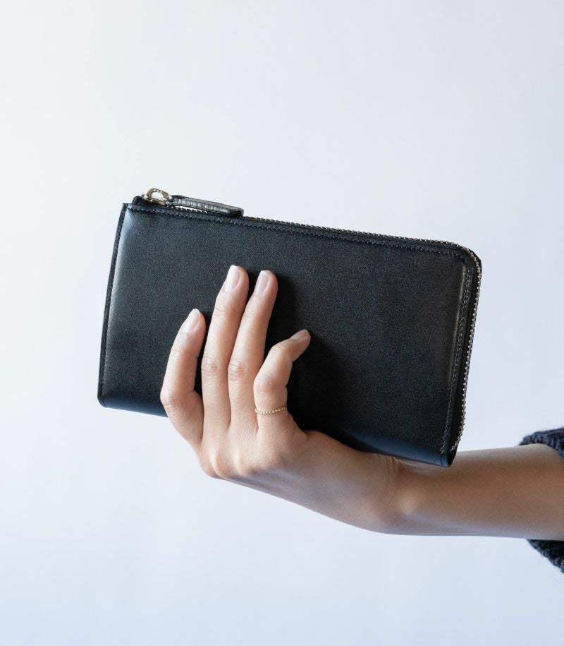 CYPRIS（キプリス）L字ファスナーコンパクトハニーセル長財布｜1ssi