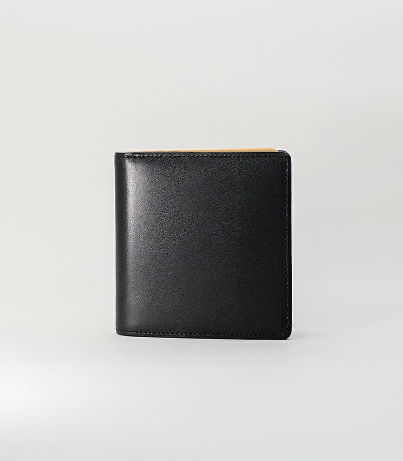 コンパクトカード札入れ(中ベロ付き)｜シラサギレザー｜革財布・革長