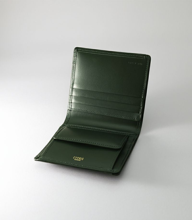 コンパクト札入れ｜ボックスカーフ｜革財布・革二つ折り財布のキプリス