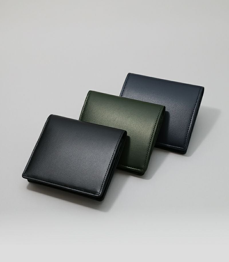 コンパクト札入れ｜ボックスカーフ｜革財布・革二つ折り財布のキプリス