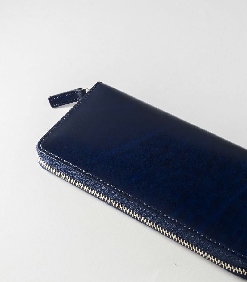 ラウンドファスナー長財布｜ルーガショルダー＆アースレザー |革製品