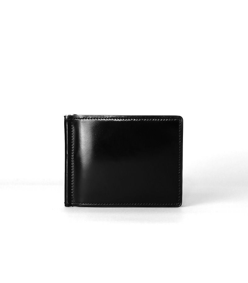 札ばさみ(札バサミ)/マネークリップ｜オイルシェルコードバン＆ヴァ