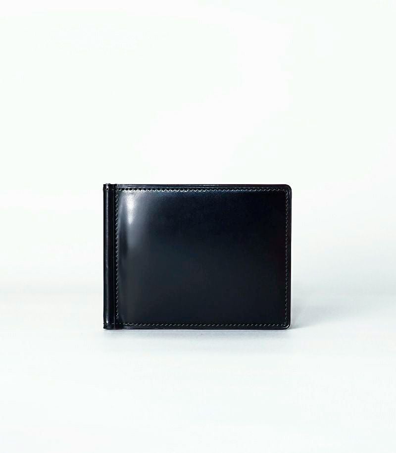 札ばさみ(札バサミ)/マネークリップ｜オイルシェルコードバン＆ヴァ