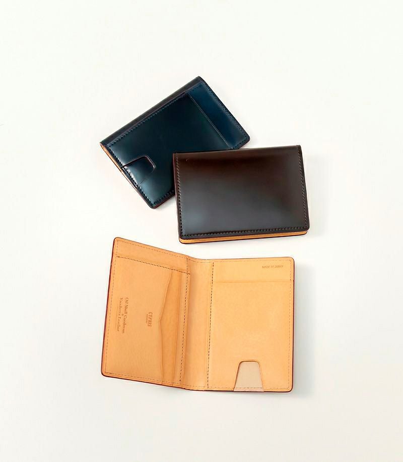 パスケース｜オイルシェルコードバン＆ヴァケッタレザー |革製品CYPRIS