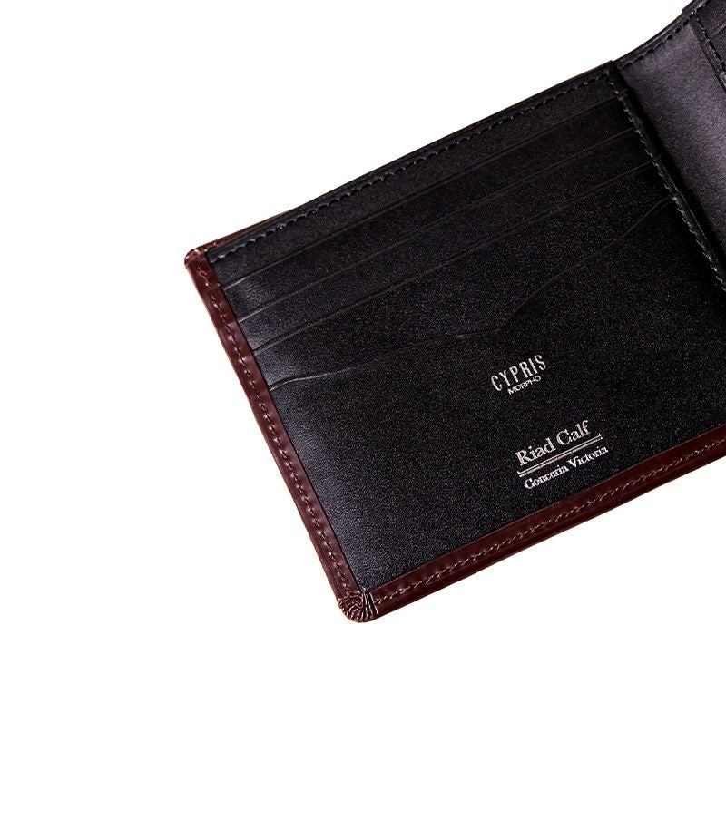 二つ折り財布,リヤードカーフ