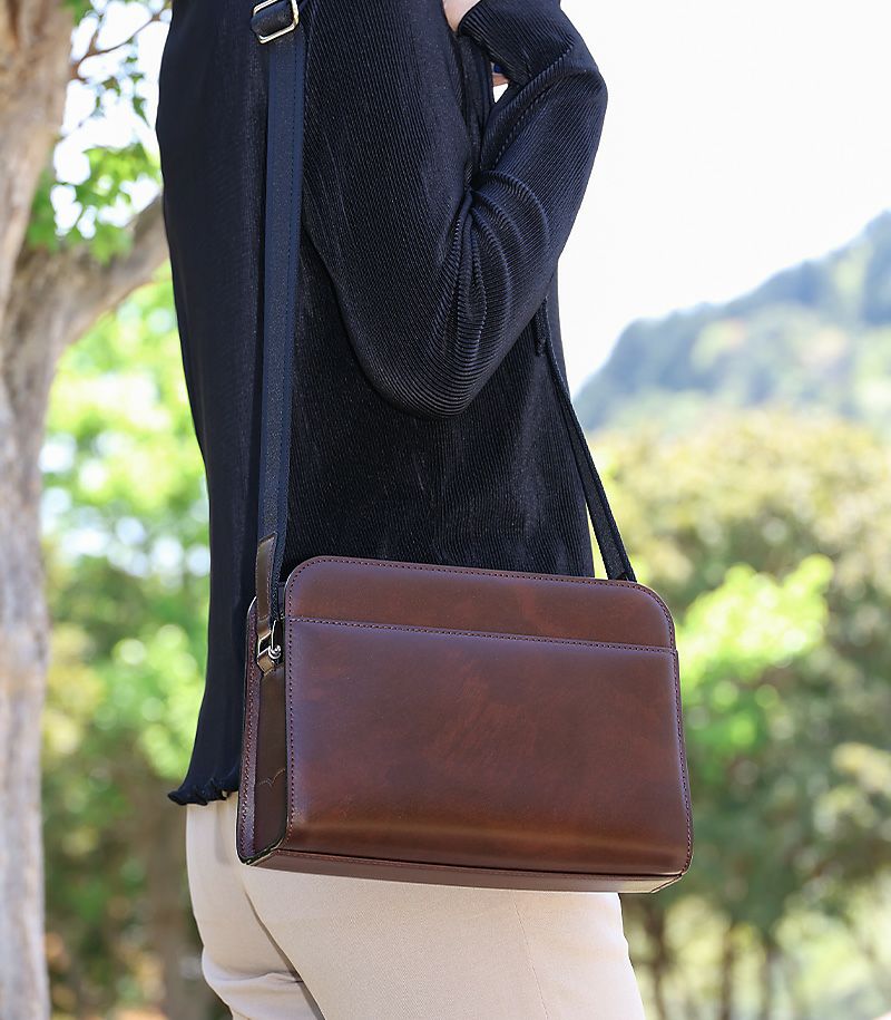 シラサギレザー,ショルダーバッグ