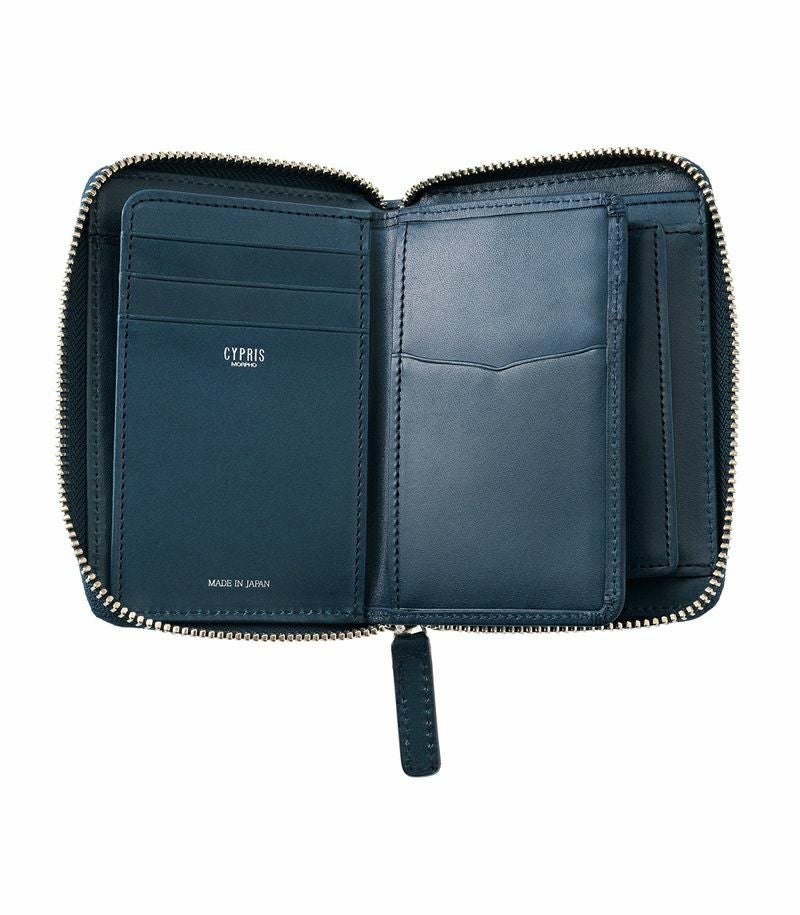 【新作】ラウンドファスナーミドルウォレット｜ルミノアニリン