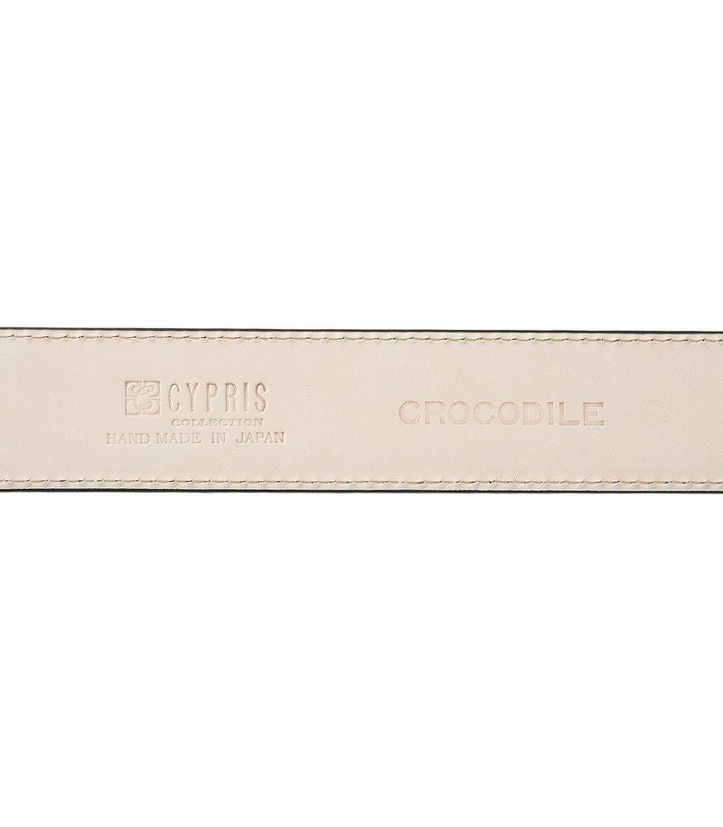 クロコダイル 0005 ベルト ETOUPE  CROCODILE 35mm マットクロコ Crocodile - クロコダイル 0005 ベルト ETOUPE CROCODILE 35mm マット