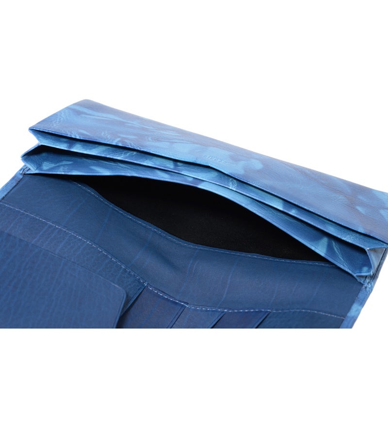 風琴マチ長財布｜AIZOME CALF