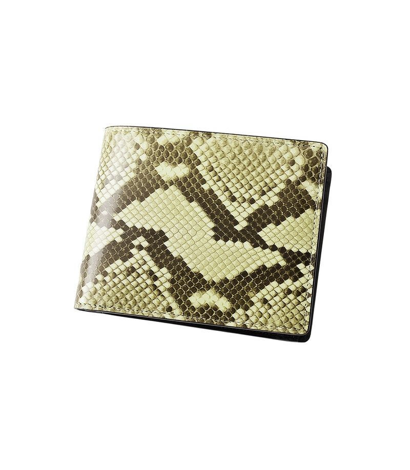 風琴マチ小銭入れ付き札入れ｜ダイヤモンドパイソン