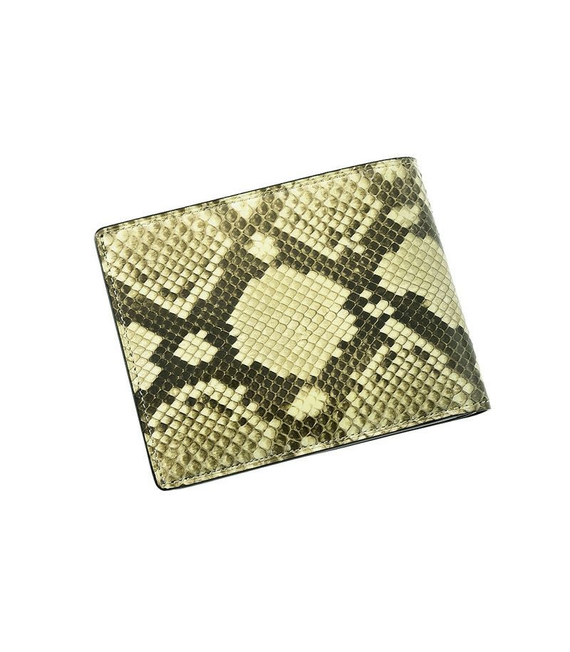 風琴マチ小銭入れ付き札入れ｜ダイヤモンドパイソン