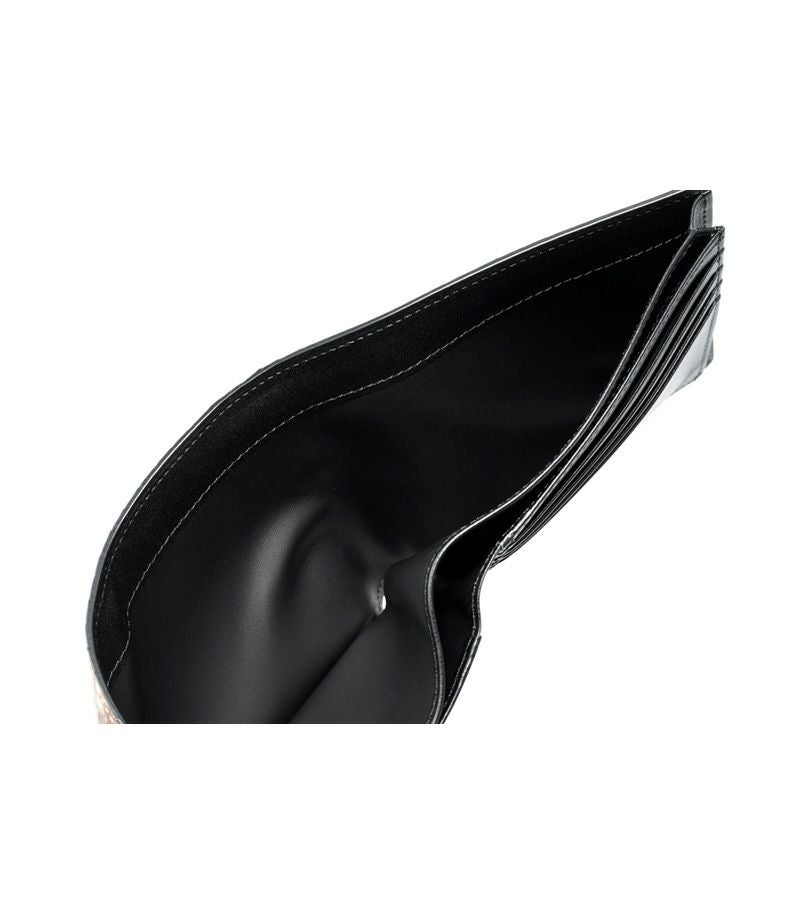 風琴マチカード札入れ｜ダイヤモンドパイソン