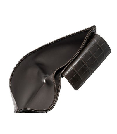 小銭入れ付き札入れ｜マットクロコダイル