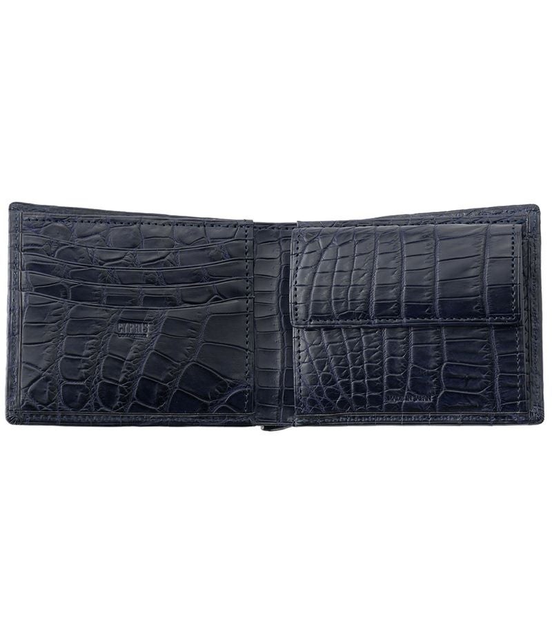 小銭入れ付き札入れ｜マットクロコダイル