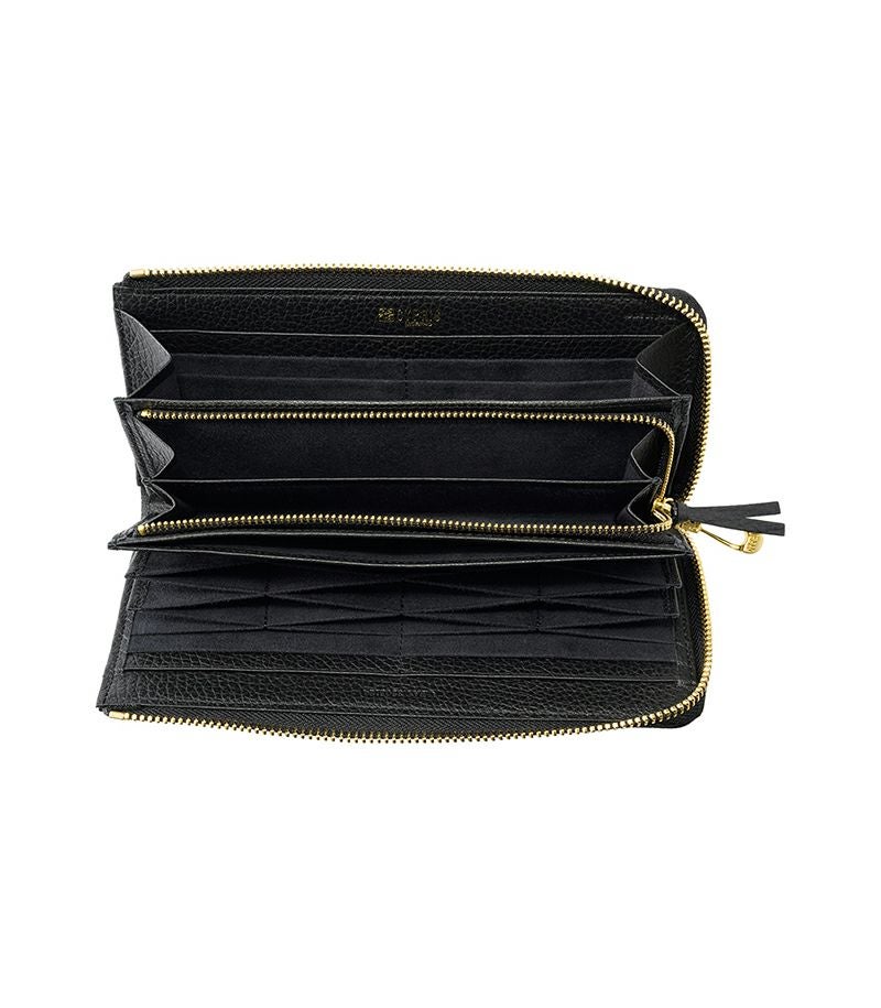 L字ファスナーハニーセル長財布|ルミナス