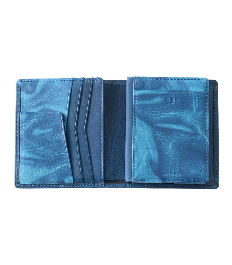 コンパクト札入れ｜AIZOME CALF