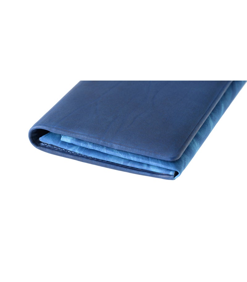 風琴マチ名刺入れ｜AIZOME CALF