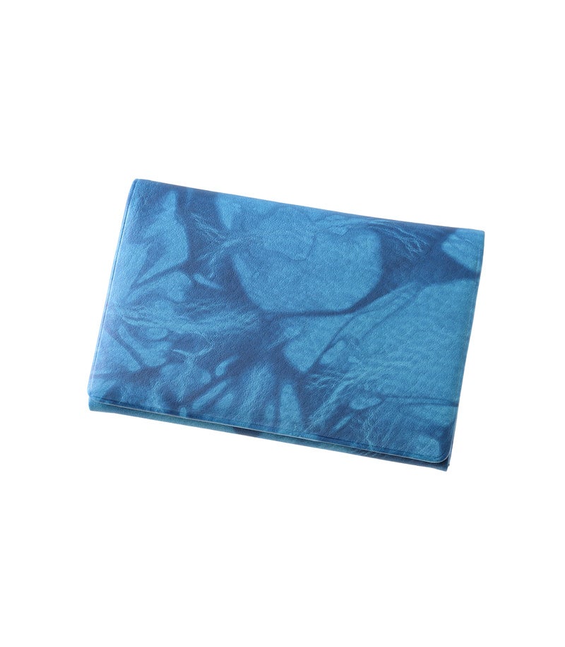 風琴マチ名刺入れ｜AIZOME CALF