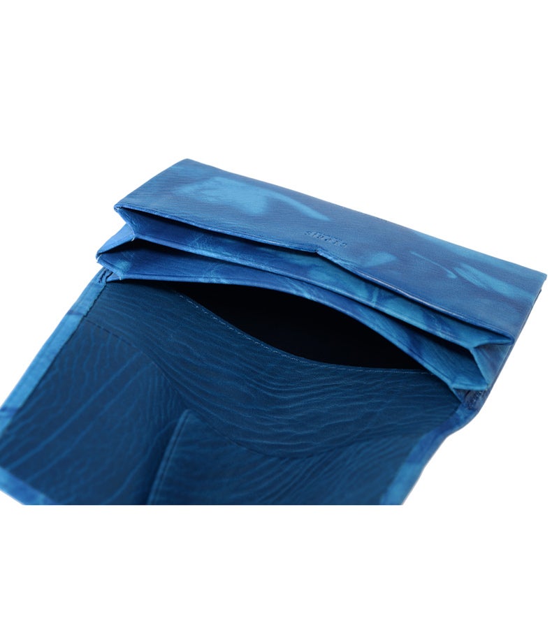 風琴マチ名刺入れ｜AIZOME CALF